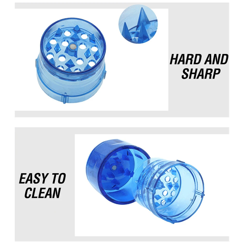 Pre-Rolled Cones Plastic Spice Herb Grinder Flower Tower Loader Portable