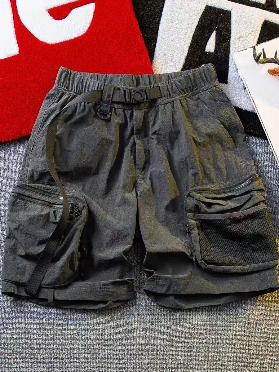 

Trendy Casual Workwear ort Pants Men's Summer Heavy Du American Loose Fit Five-Quarter Speed Dry Sports Mid-Length orts