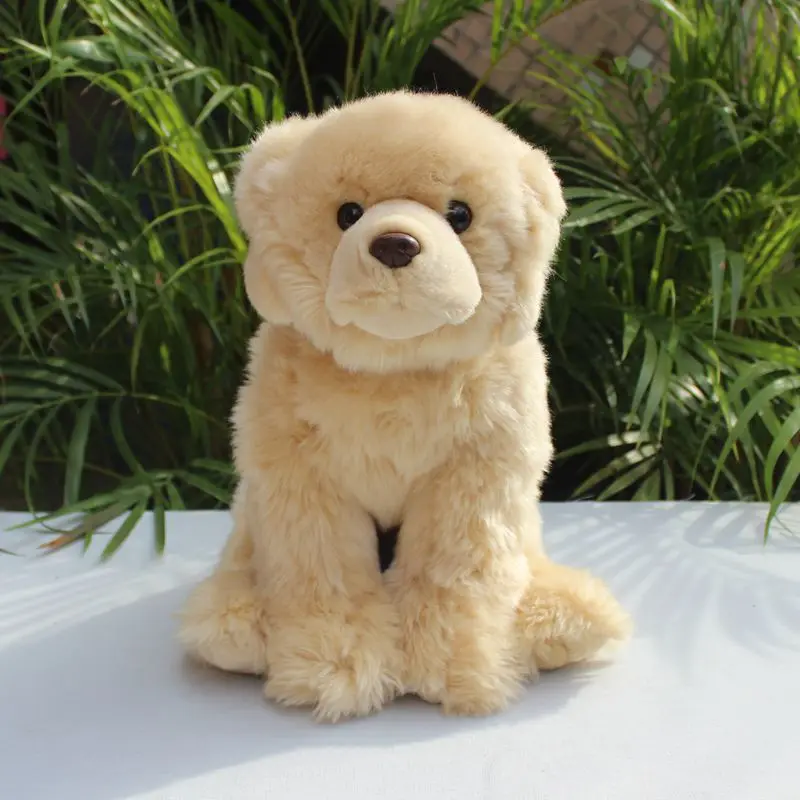 Peluche de Labrador Retriever Realista, Muñeco de Peluche de Perro Pastor, Simulación de Labrador, Juguete Coleccionable