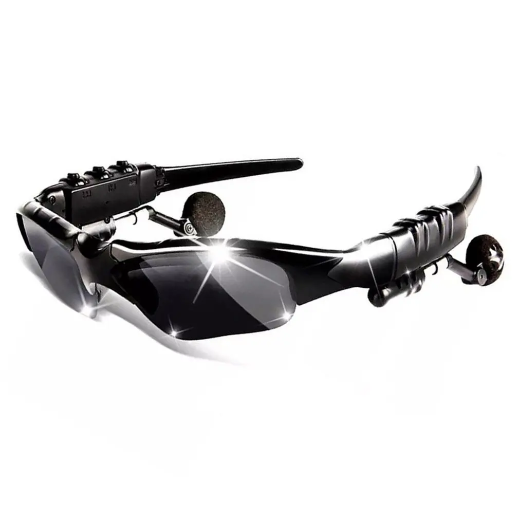 Stereo Wireless Bluetooth-compatible 5.0 Headset Telephone Sport Driving Cycling Sunglasses Riding Eyes Glasses With Sun Lens