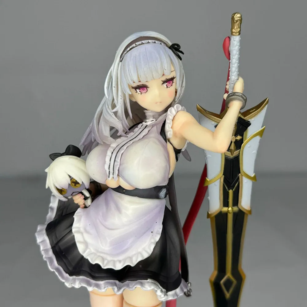 Azur Lane Figura Anime, Dido Armadura Pesada, Ver Amassar Estatueta Menina, PVC Game Action Model, Coleção Decoração Estátua, Brinquedo Boneca Presente, 22cm