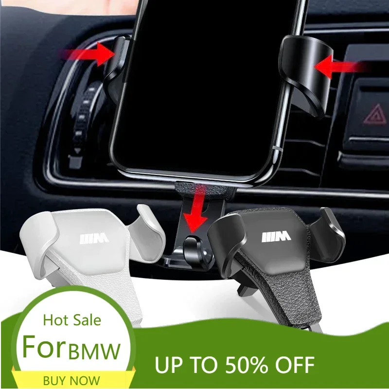 Car Specific Car Mount GPS Phone stand Vent Clip For BMW Performance M3 M4 M5 F25 F26 F15 F16 E90 E91 E92 E60 E84 G32 F13