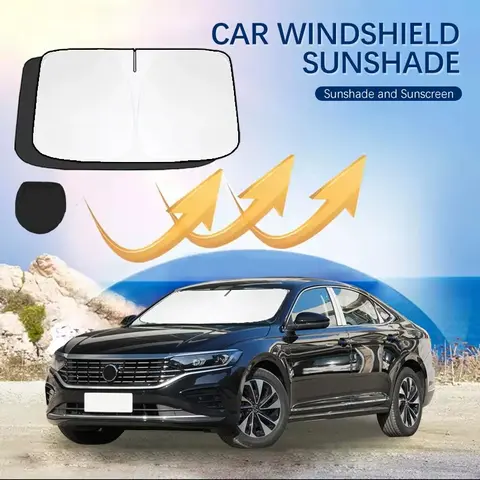 Car Windshield Sun Shade Covers for Front Window Sunscreen UV Parasol For Volkswagen Passat b6 b8 b5.5 VW Summer Car Accessories
