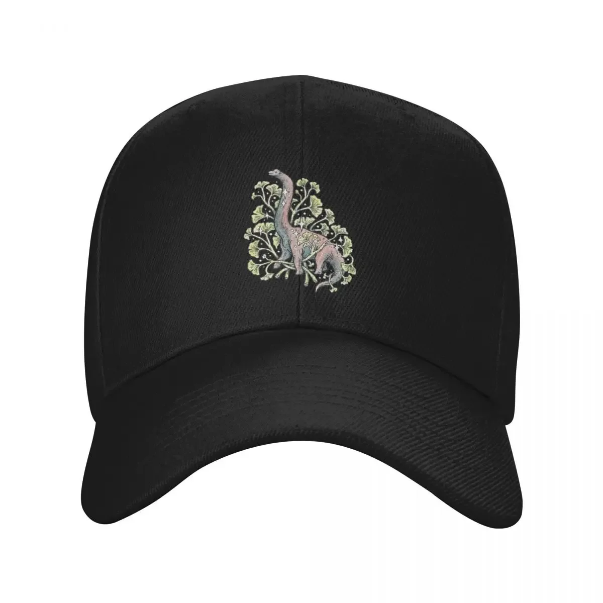 

Brachio Ginkgo Calm Color Palette Dinosaur Botanical Art Baseball Cap Gentleman Hat tactical cap New Hat For Women Men's