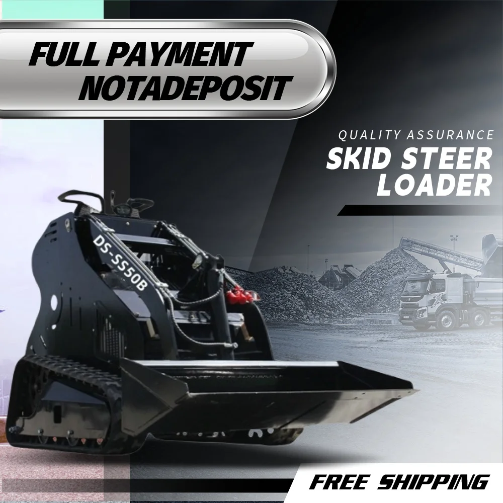 جرافة انزلاقية - جرافة الدفة الزاحفة المثلثة 13.5 حصان، مدفوعة بالبنزين، أسطوانة مقلوبة، مشعاع خلفي #1