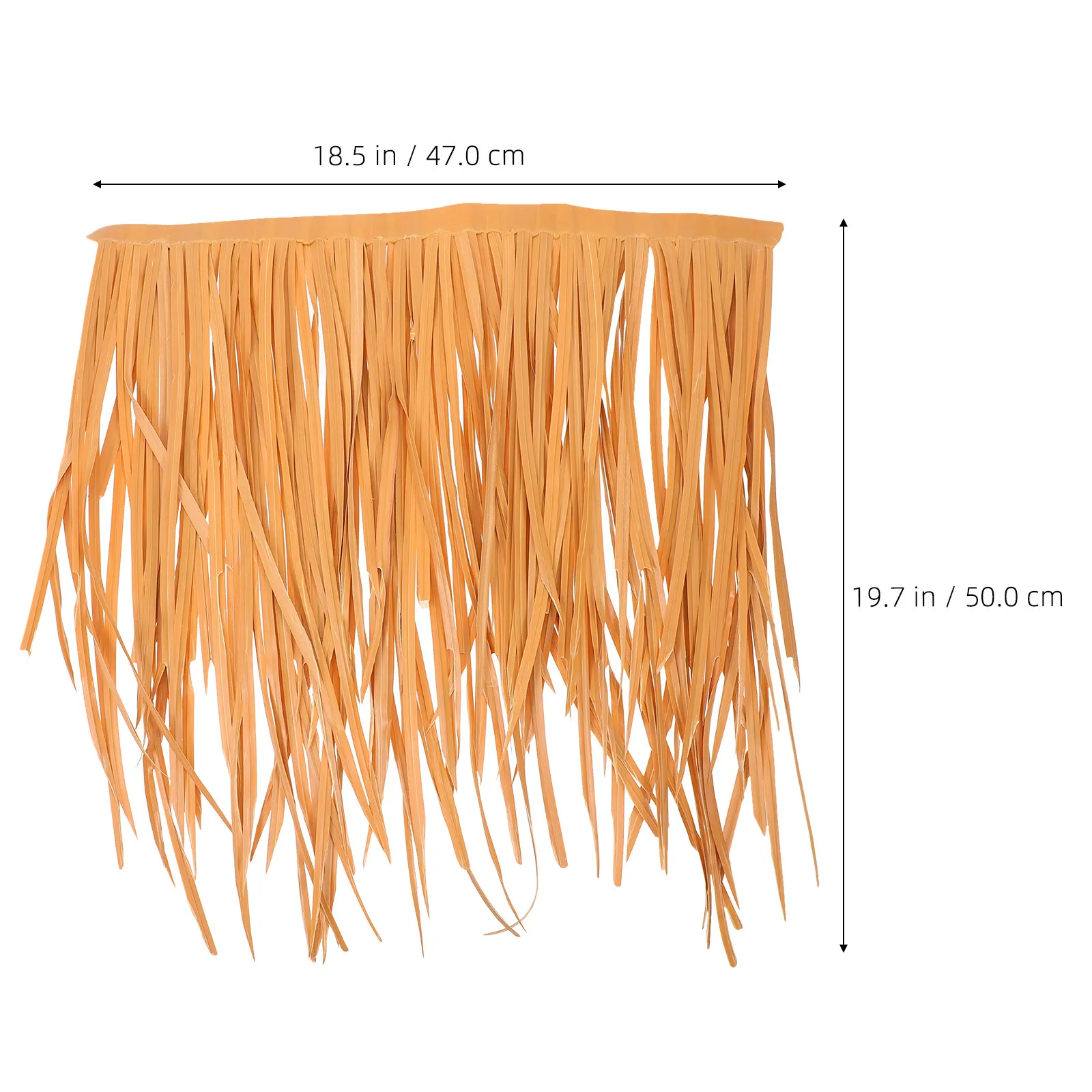 Artificial Straw Roof Pe Simulated Thatch Mat for Garden Yard Outdoor Indoor Landscaping Decor Farmhouse Cottage DIY Cool Warm