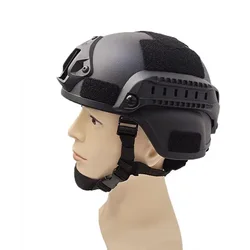 Casco táctico rápido MICH2000 Airsoft MH, equipo de protección para montar al aire libre, Painball CS SWAT