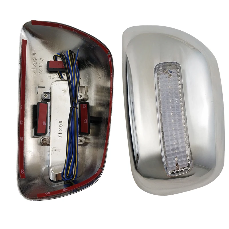 

Car upgrade Accessories Decoration Side Door Mirror Cover With LED Trim For Toyota Rav4 2001 2002 2003 2004 2005