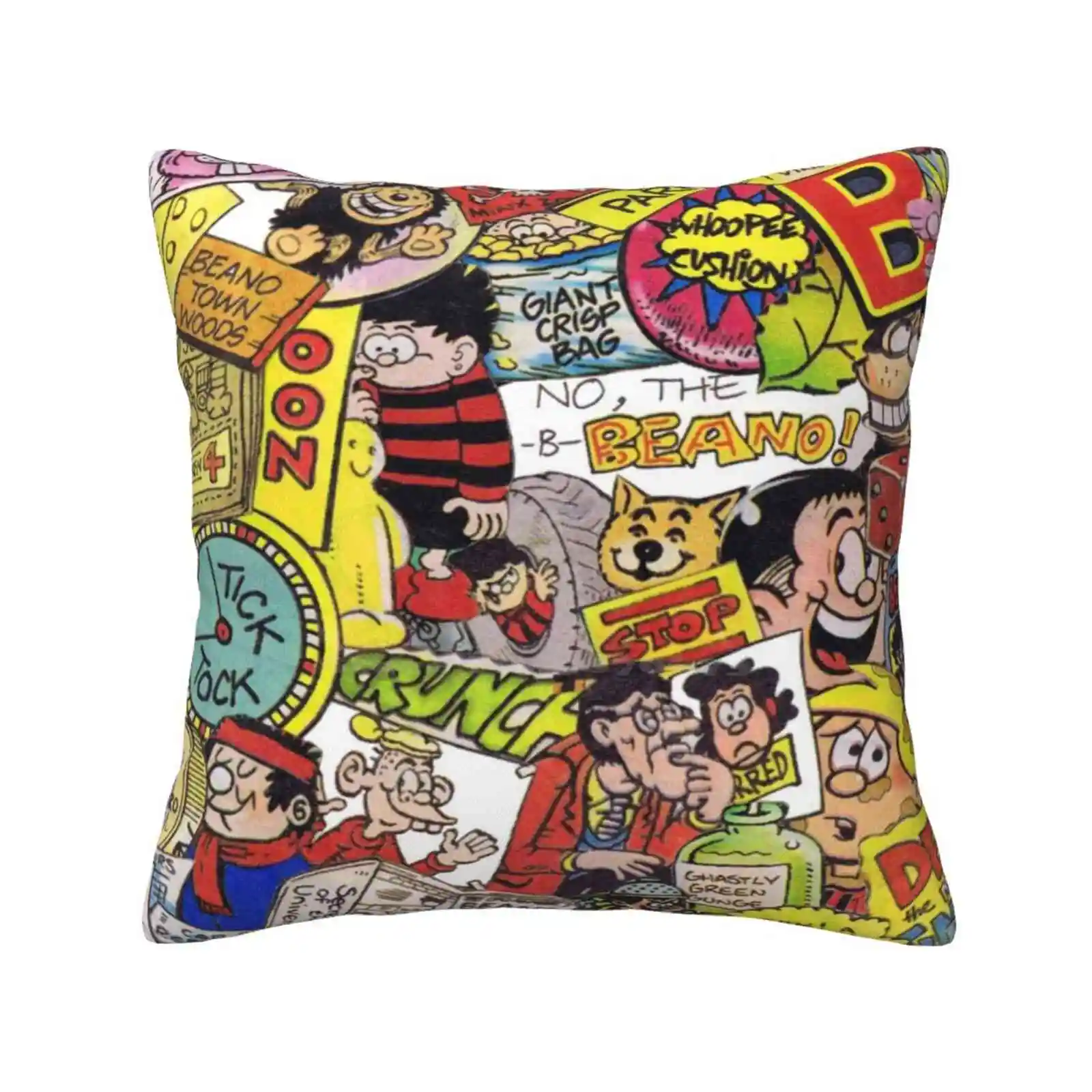 Beano Bedroom Office Hug Pillowcase Beano Dennis The Menace Gnasher Roger The Ivy The Terrible Comics Annuals Collage