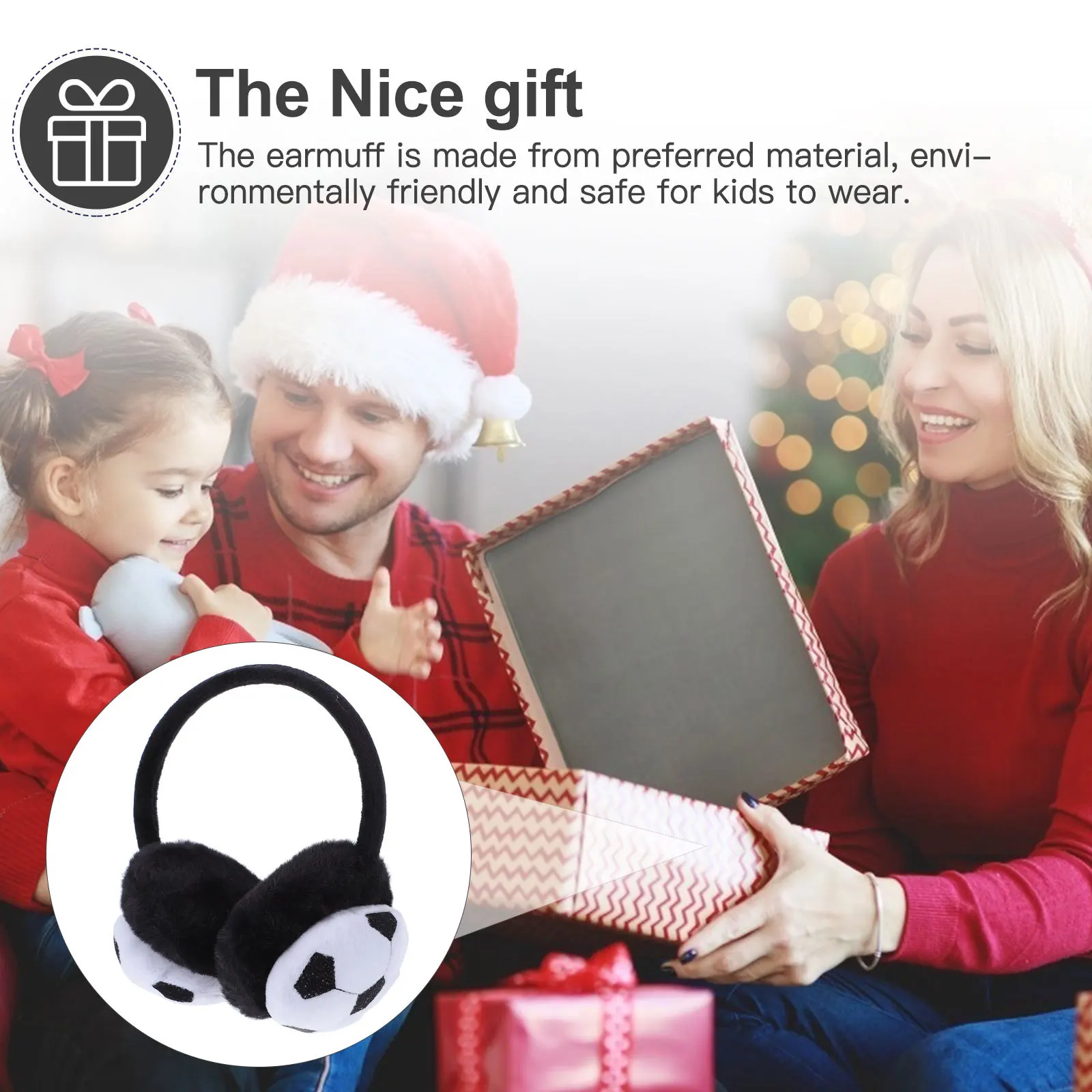 غطاء أذن شتوي متين لتدفئة الأذن العملية لشريط مرن مريح ومحمول على الجليد وغطاء أذن شتوي