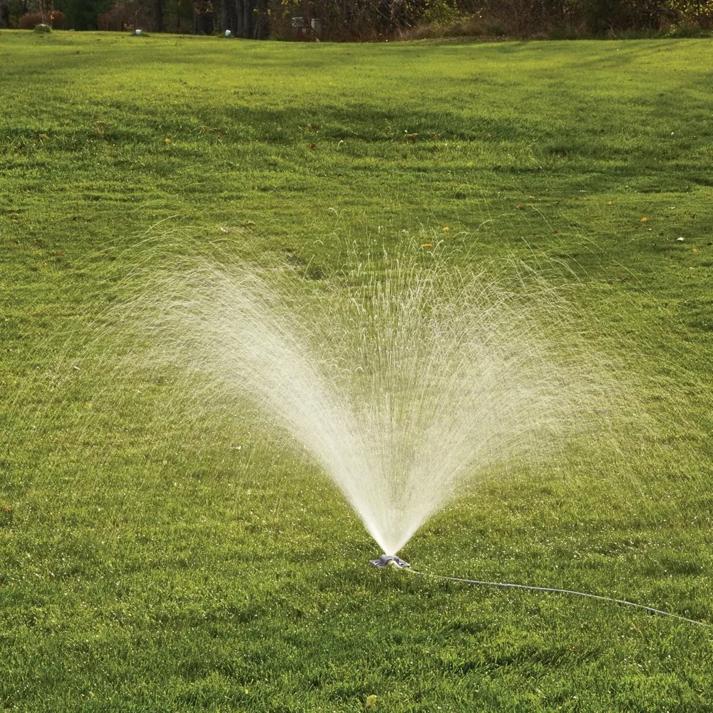 Стационарный точечный спринклер, чугунный металлический садовый спринклер площадью 900 кв. футов для мелких районов, квадратный спринклер для садов и цветочек