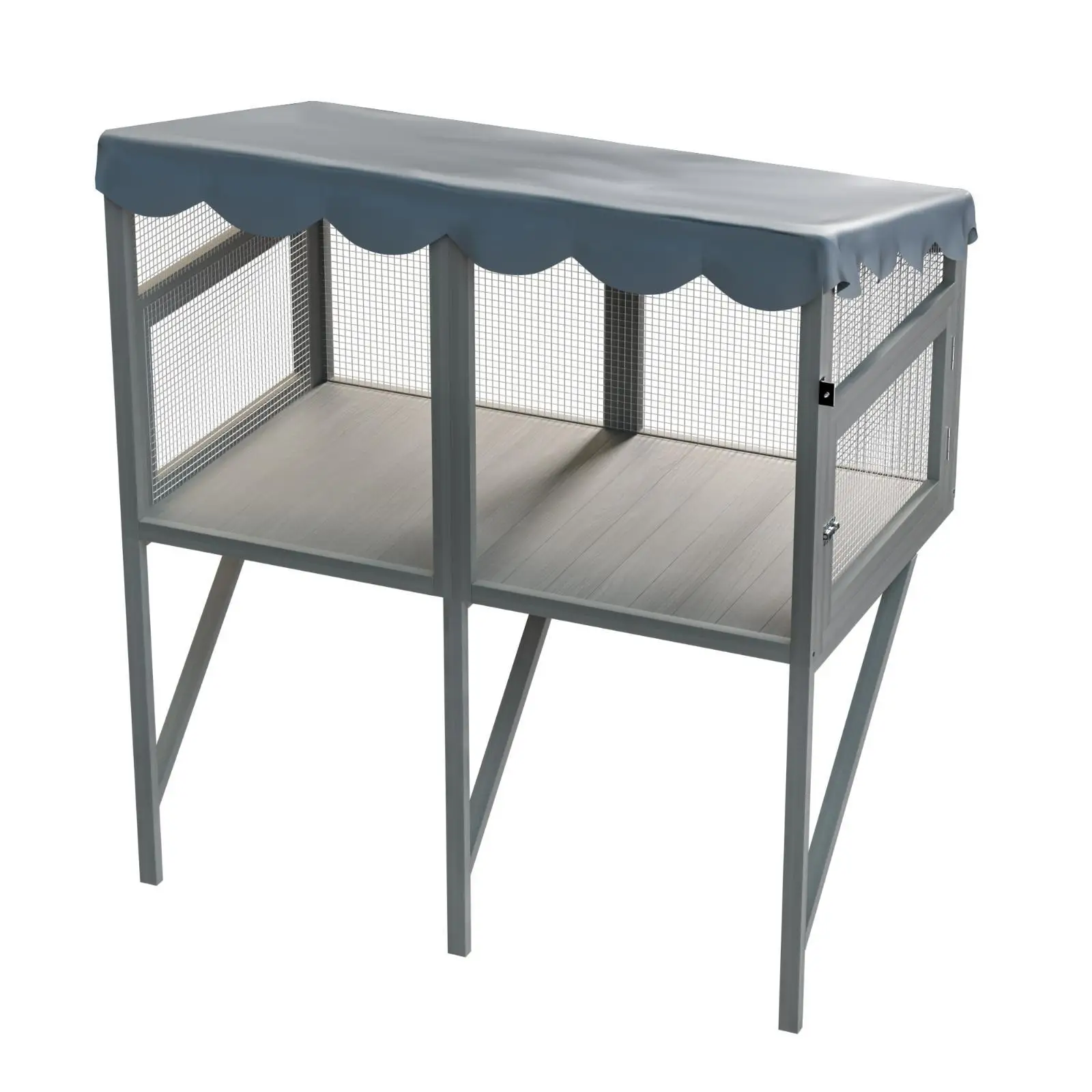 

Оконный корпус для кошек с водонепроницаемой крышей, просторная деревянная коробка, игровая структура для уличных аксессуаров для кошек в помещении