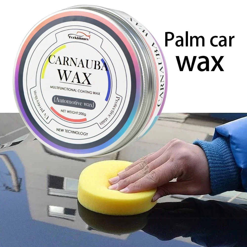 Cera de Carnaúba para Autos, Cera para el Cuidado de la Pintura Automotriz, Cera Brasileña para Pulir, Pasta de Cera de Alto Brillo, Revestimiento Superhidrófobo