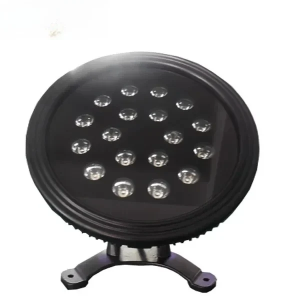 حمام سباحة تحت الماء LED أضواء IP68 مقاوم للماء شكل دائري ضياء 230 مللي متر DMX RGBW 4 في 1 18x4 واط مصابيح نافورة فائقة السطوع #4