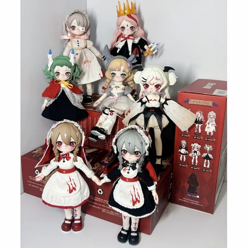 In Stock Nyssa Bizarre Nightmare Series 1/12 Bjd Blind Box Mystery Box Dolls Kawaii Action Anime Figure Toys Gift