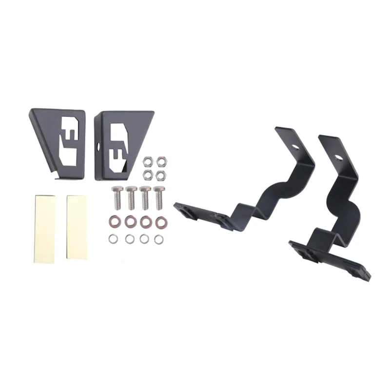 

ABTC-Car LED Front Cowl Light Work Lighting Bracket Mounting Holder For Toyota Fj Cruiser 2007-2016 Hood Spotlight Bracket