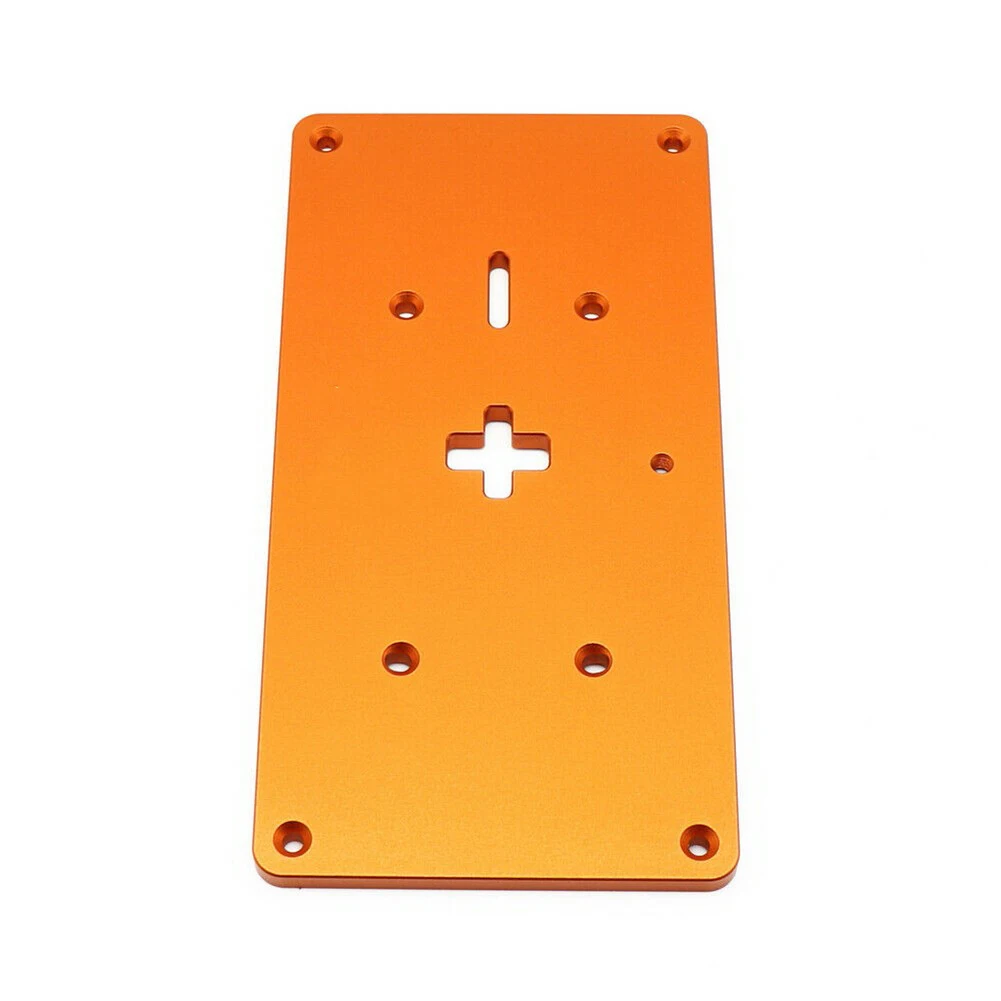 1set Router Table Insert Plate Aluminum Alloy Jig Saw Insert Plate Precision Alignment For Woodworking DIY Wood Cutting Machine