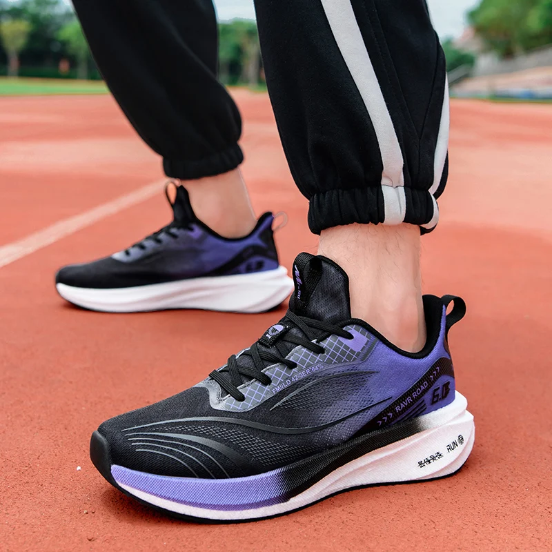 Outdoor Sports Trail Running Shoes Men Designer Green Sneakers Męskie buty sportowe na platformie Antypoślizgowe trampki na siłownię Męskie buty