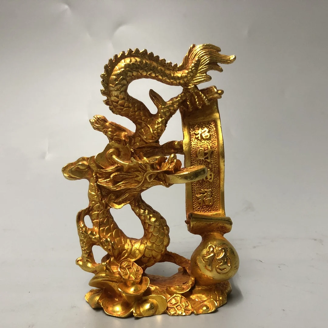 

Exquisite Home Decorations with Gilded Dragons Exquisite Workmanship and Beautiful appearance