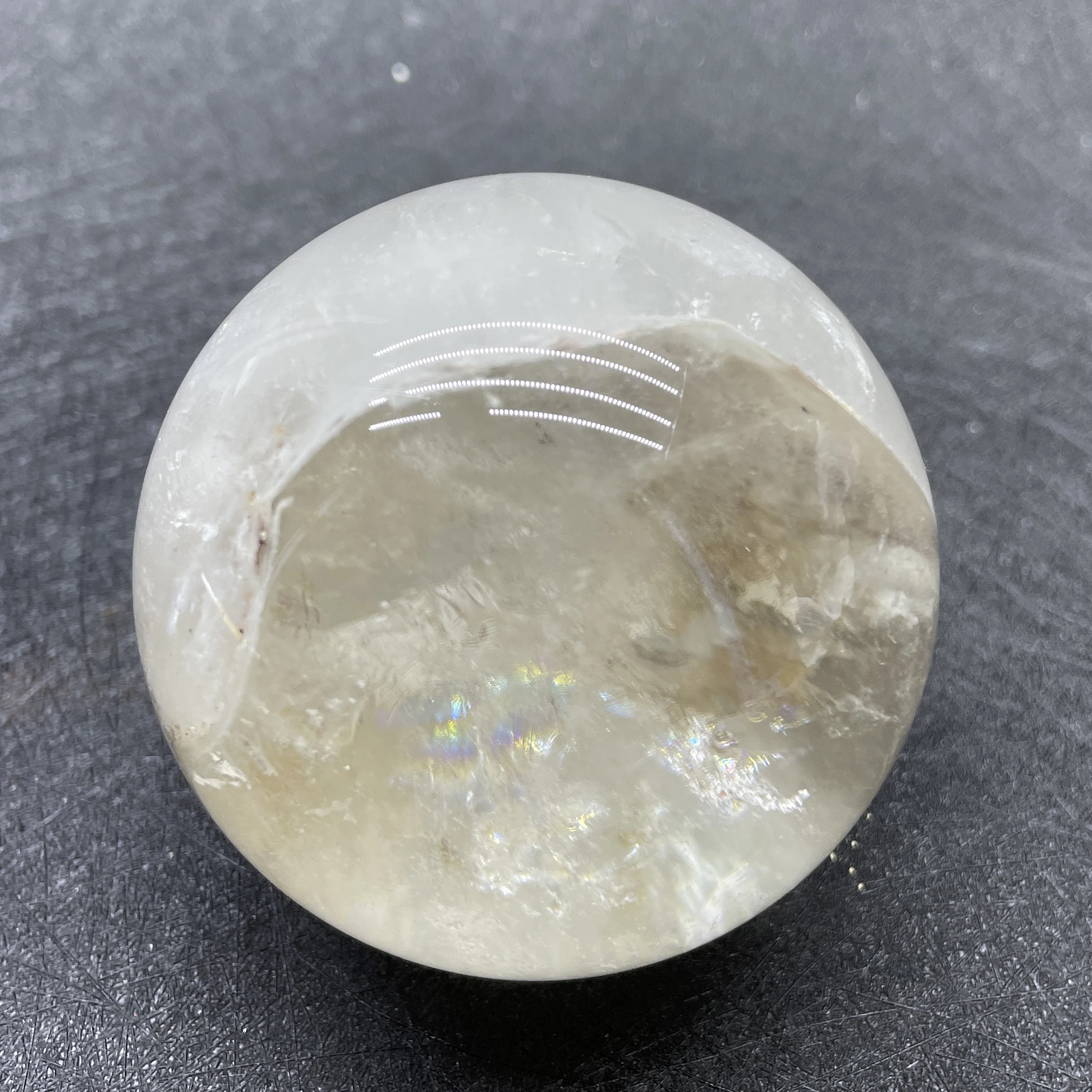 

497 г Натуральный Зеленый Фантомный Кварцевый Шар Полированный Садовый Кварцевый Хрустальный Шар Рейки Исцеление B332