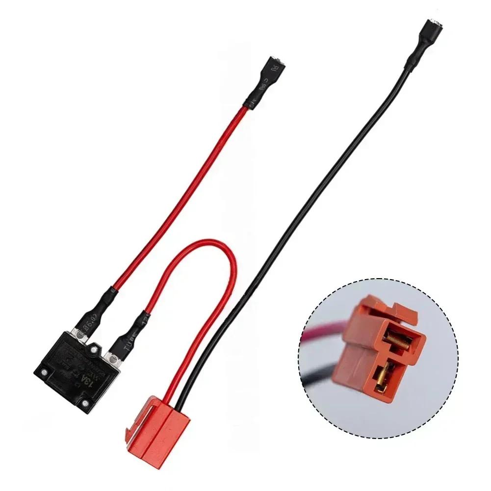 For Electric RideOn Toy Battery Harness 6V 12V with Replaceable Fuse Compatible with Various Kids RideOn Toy Parts