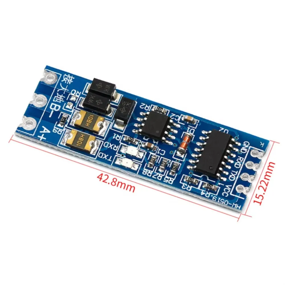 10 pz/lotto Microcontrollore da TTL a RS485 modulo 485 a seriale UART conversione di livello hardware controllo automatico del flusso