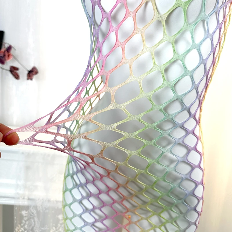 1PC Donne Sexy Lingerie Sexy A Rete Cover Up Per San Valentino Senza Bikini Hollow ut Vestito Aderente CT017