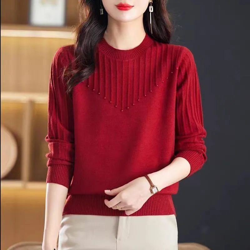 

Свитер, топы, Весенняя модная женская одежда в Корейском стиле, пуловер с длинным рукавом, женские теплые свитера