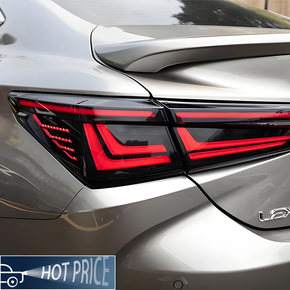 For Lexus ES 200 260 300 2018-2024 Auto Back Lamps Upgrade 2025 Style Startup Effect LED Through Taillights Tools Accessories