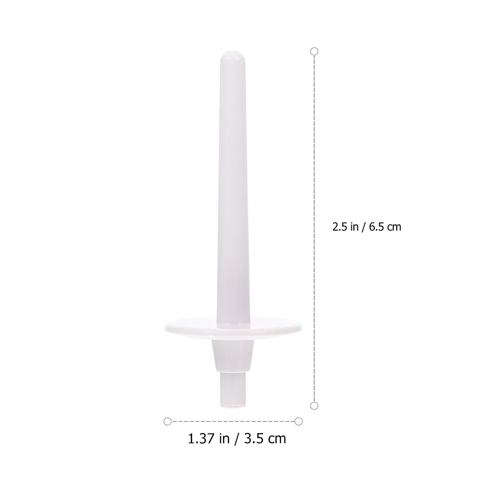 Bobina de bobina de máquina de coser de plástico, Pin para uso doméstico, columna de bobinado de hilo dental, piezas de fijación para máquina de coser, costura artesanal, 6 uds.