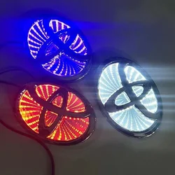 Luz LED con logotipo 3D para rejilla delantera de coche, retroadaptación para Toyota Corolla, Reiz, PRADO, Yaris, LANDCRUIS, Camry, Vios, Highlander, LVALON