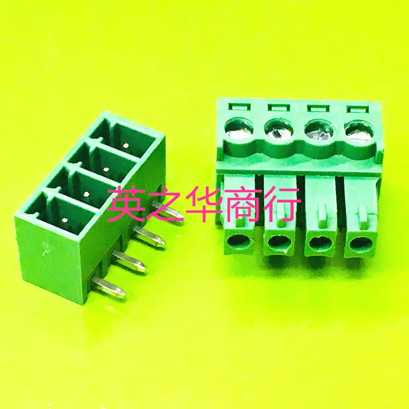 

30pcs original new KF2EDG 3.81MM plug-in pcb terminal pin+socket 4P 4-pin