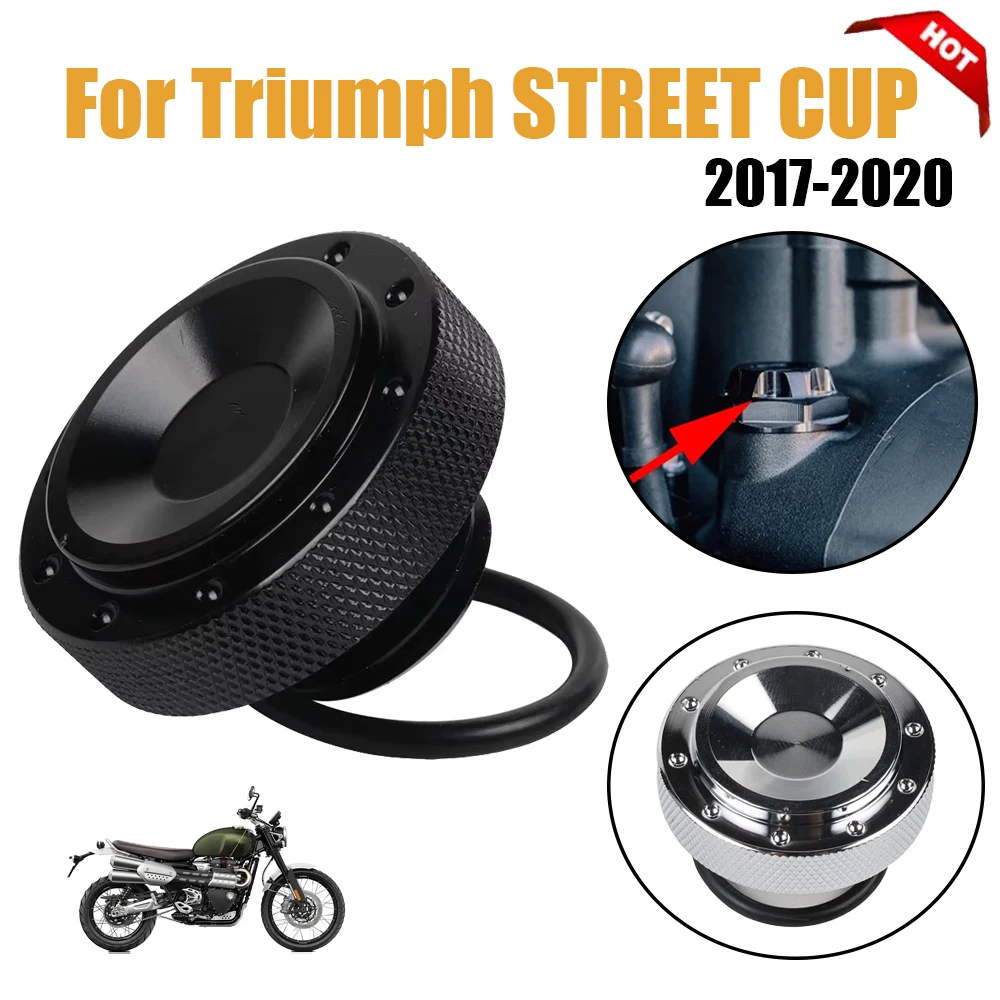 

For Triumph SCRAMBLER 1200 XC 1200 XE 1200XC 1200XE SPEED TWIN 2019 - 2020 Motorcycle Accessories Oil Filler Cap Cover Plug