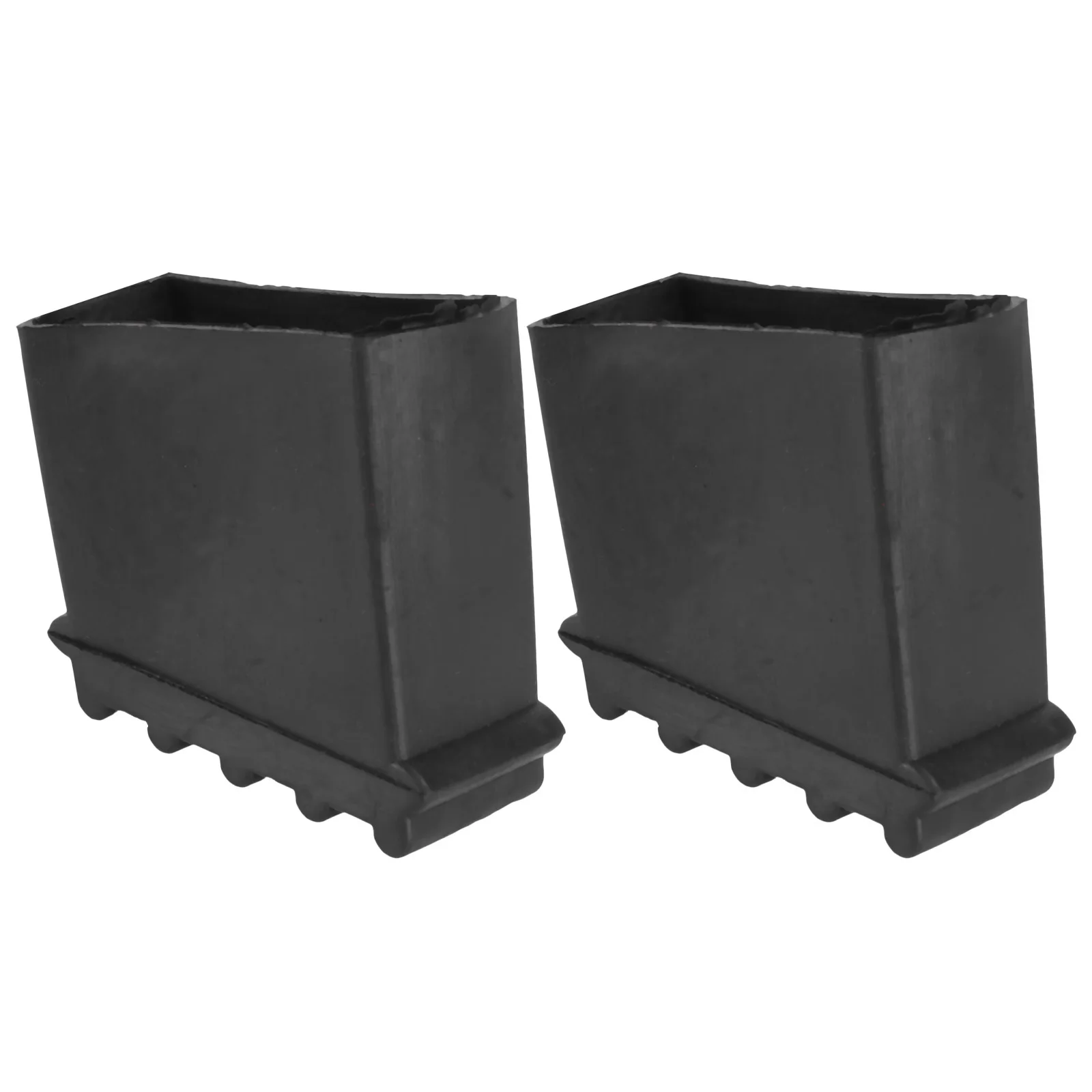 2 pezzi copripiedi per scaletta cuscinetti antiscivolo per arrampicata sicura protezioni per piedi per scaletta resistenti all'usura uso domestico nero
