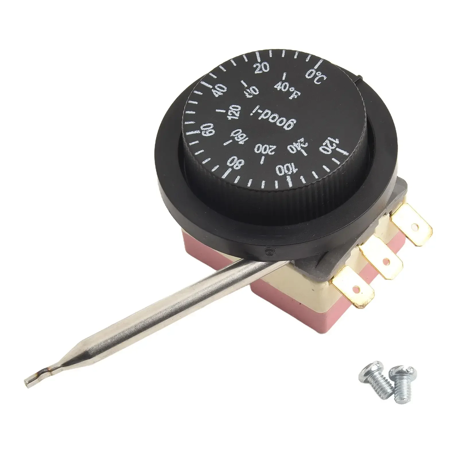 

Control Probe 1x Switch 250V Parts Practical Thermostat Controller Tool 0℃～120℃ Accessories Replacement 104mm Long 5mm Diameter