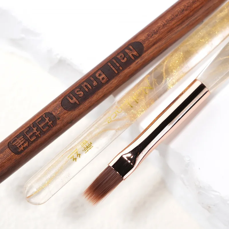 2Style Nail Ombre Brush Nail Art Painting Pen Brush Gradient Color  Acrylic Nail Drawing Pen
