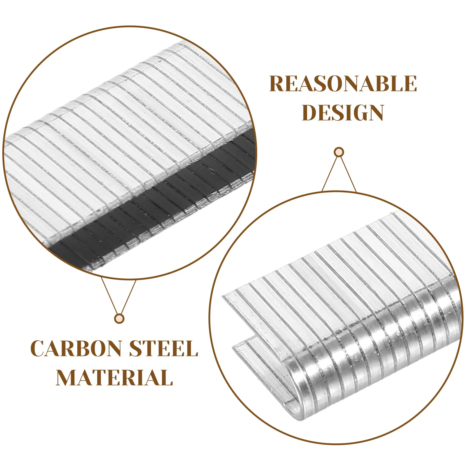 

1000pcs U-Shaped Pneumatic Staples Narrow Crown Carbon Steel Fasteners For Woodworking Heavy Duty Stapler Fittings Brads