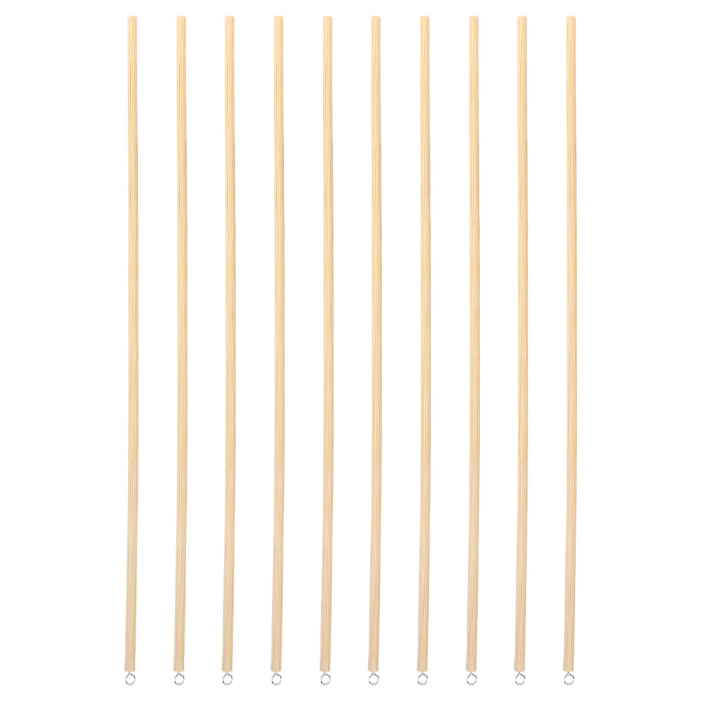 10 peças ferramenta de movimento de braço de vara de operação de fantoche de mão faça você mesmo controle de haste fina de madeira