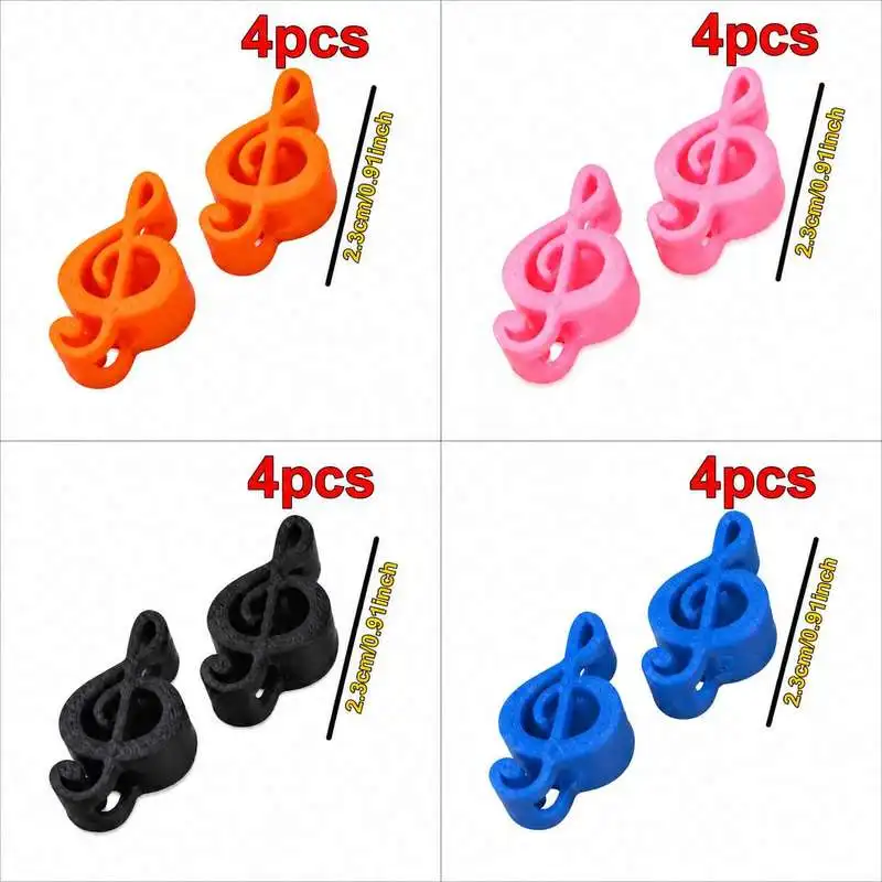 Treble Clef Hoodie Drawstring Charm Music Note Cord End Pendant Decor For Hooded Sweatshirt Accessory