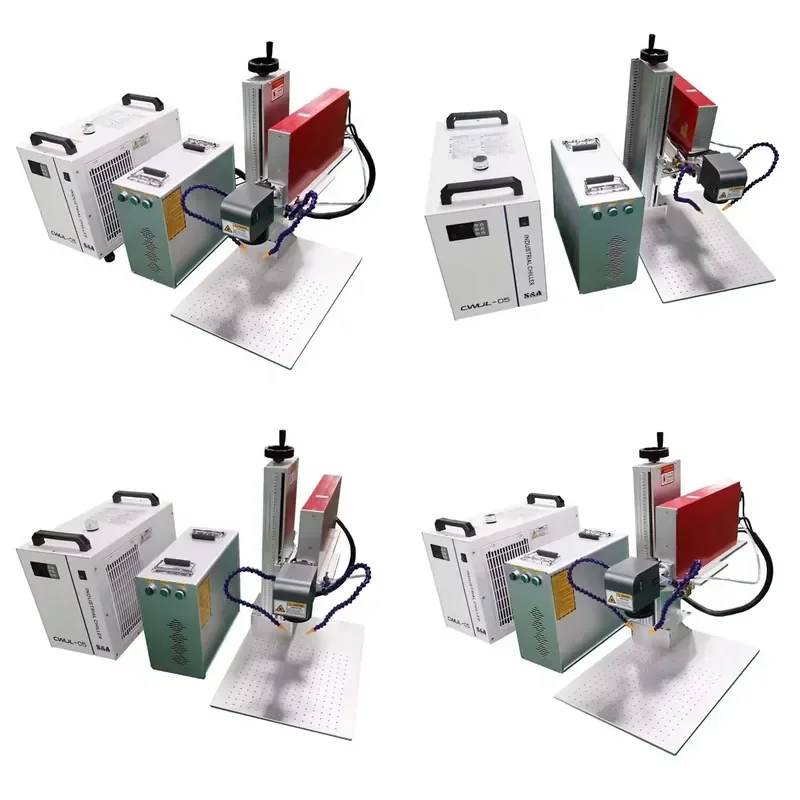 100W Fiber Cutting Machine for Glass Cutting with JPT M8 MOPA JCZ DLC Controller Supports AI and DXF Formats