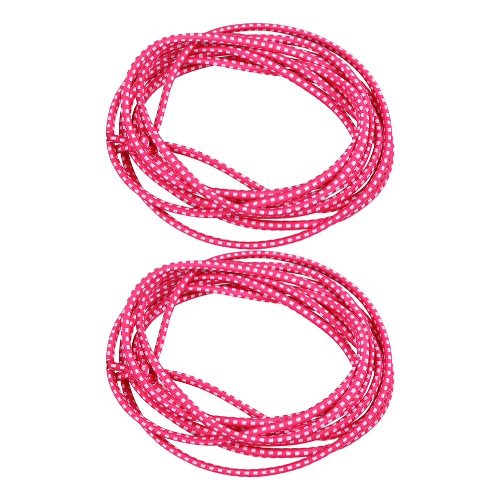 2pcs Kids Jumping Rope Elastic Band Toys Lightweight Fitness Pink Girl Sports Home School Training Weight Loss