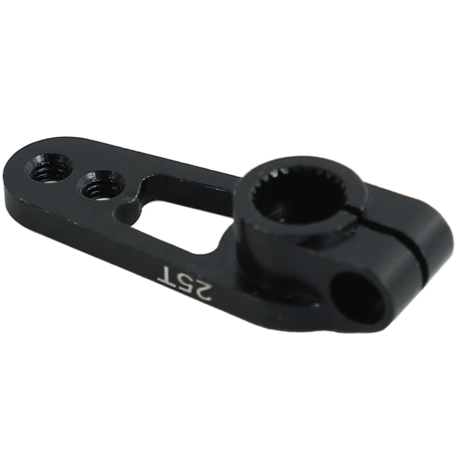 1PCS Aluminum Alloy 25T 31Mm Steering Servo Arm Horn for RC Car Crawler Parts,Black
