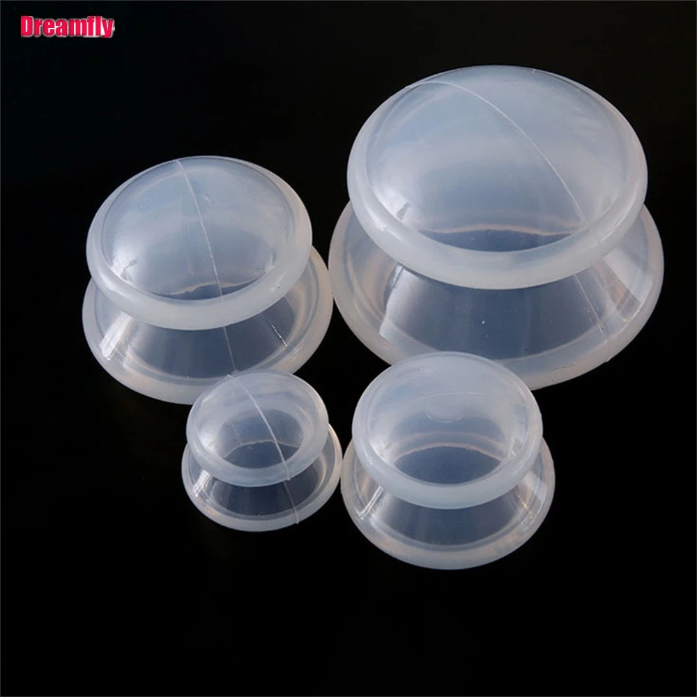 1PC Silicone Jars Vacuum Cupping Therapy Ventosa Suction Cup Massage Body Cups Anti-Cellulite Cans Massager For Face Health Care