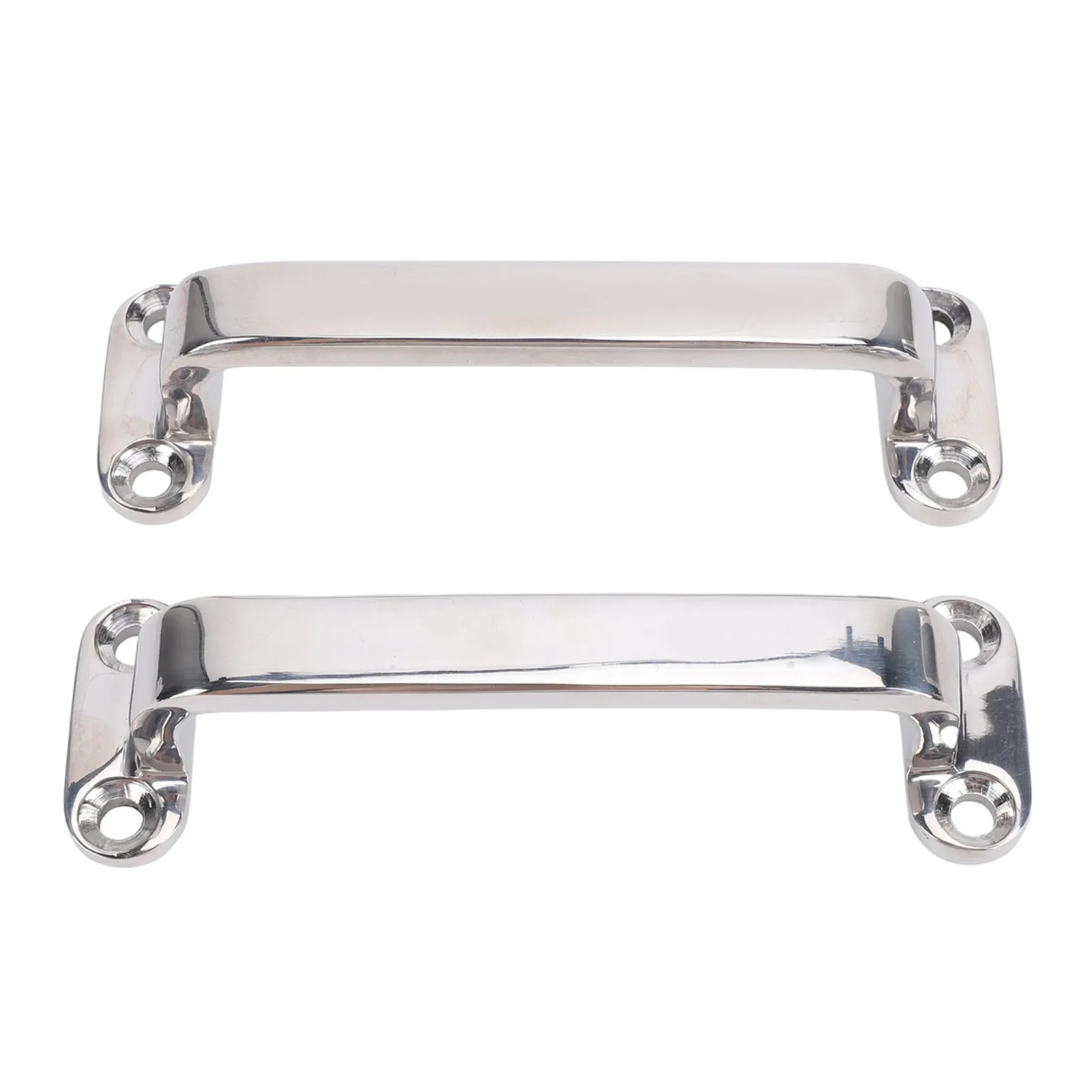2Pcs Boat Door Grab Handle 316 Stainless Steel 120mm Marine Handrail Handle for Yachts RVs Boats Accessories