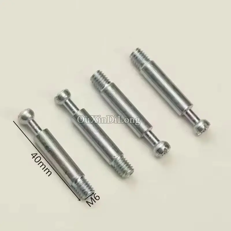 Stock 100PCS 3 in 1 Furniture Connecting Rod Eccentric Wheel Connect Bolts Fittings Furniture Hardware