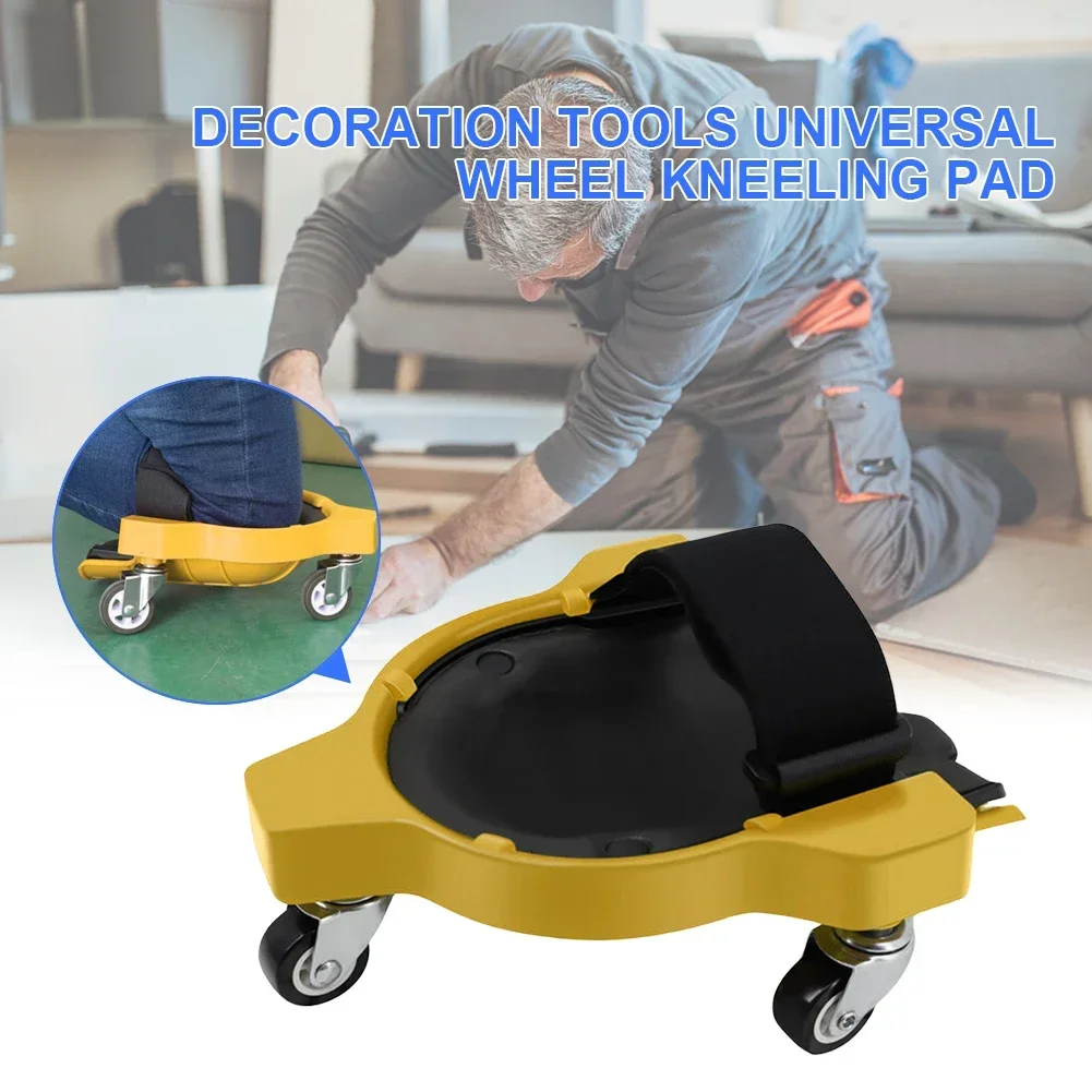 Woodworking Universal Wheels with Adjustable Straps Plastic Rolling Kneeling Pad for Gardening Weeding Woodwork Construction