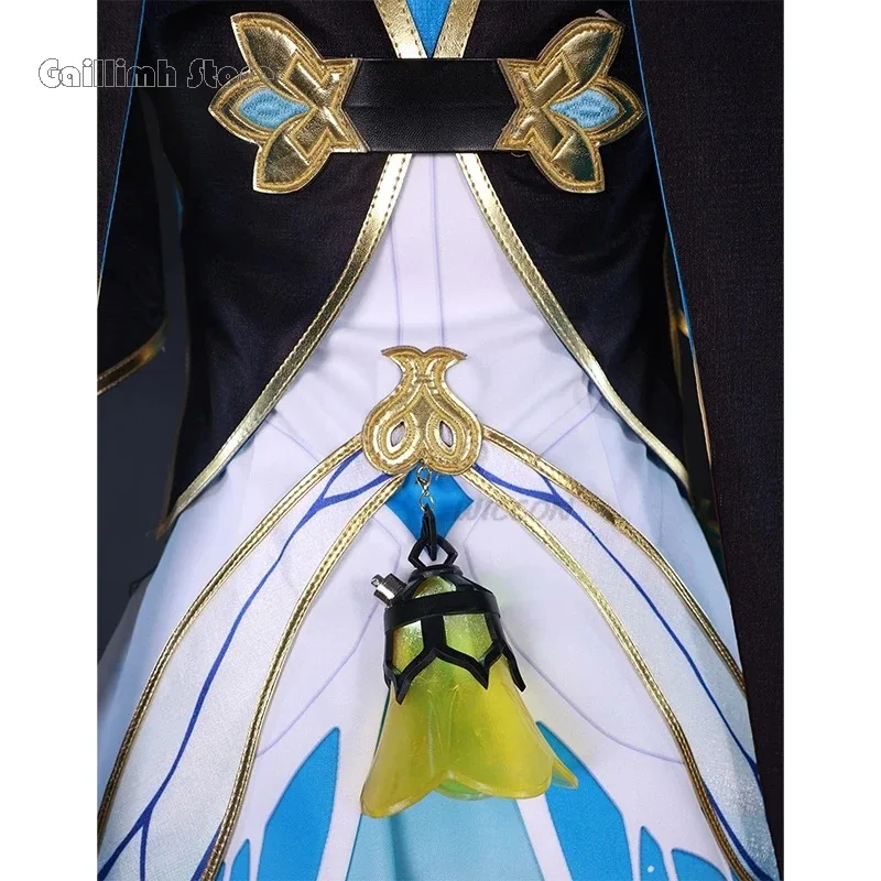 2025 yiyiGame Honkai ستار السكك الحديدية تأثيري حلي شعر مستعار النساء الفتيات هالوين كوس الملابس بدلة الحفلات اليراع l