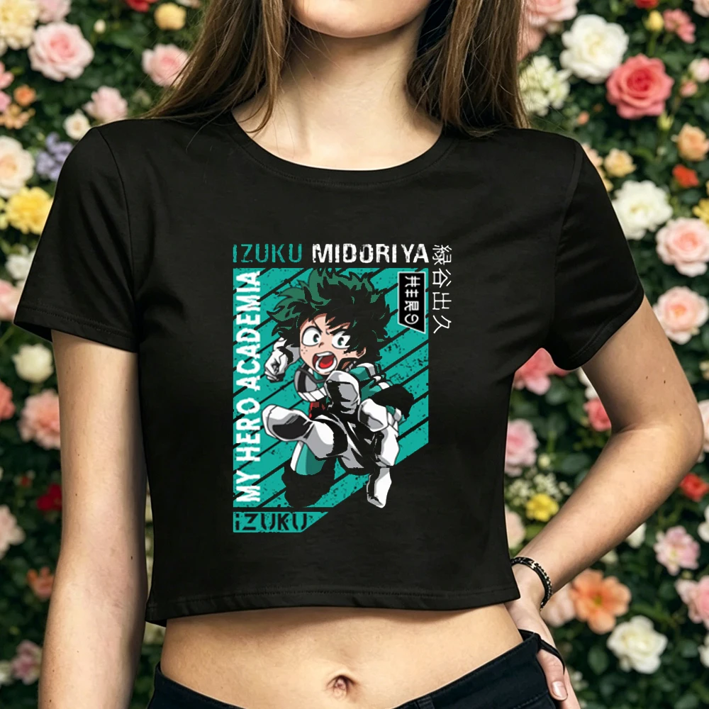 Bakugo crop top women meme cute japan grunge japanese shirt 2000s jojifuku meme alternative  baddie