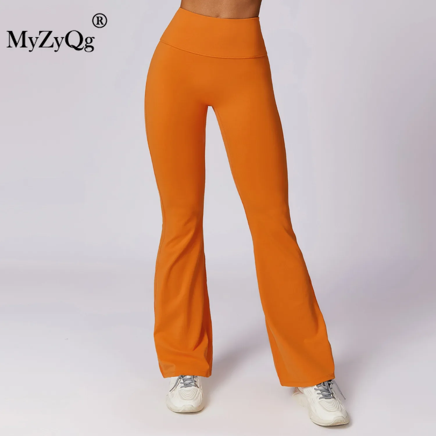 MyZyQg Women Autumn Wide Leg Tight Hip Lift Yoga Flare Dance High Waist Micro-stretch Casual Sports Pants Sweatpants