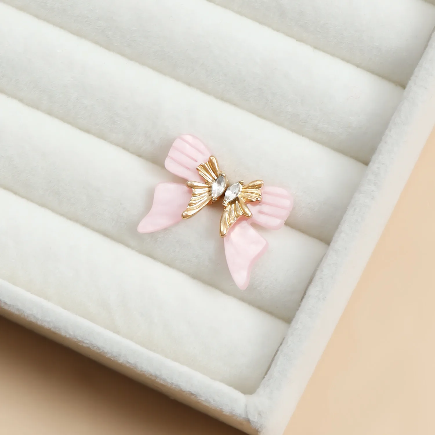 New Fashion Trend Accessories Ins Style Colorful Butterfly Symmetrical Pearl Flowers Multi-layer Four-pointed Star Earrings